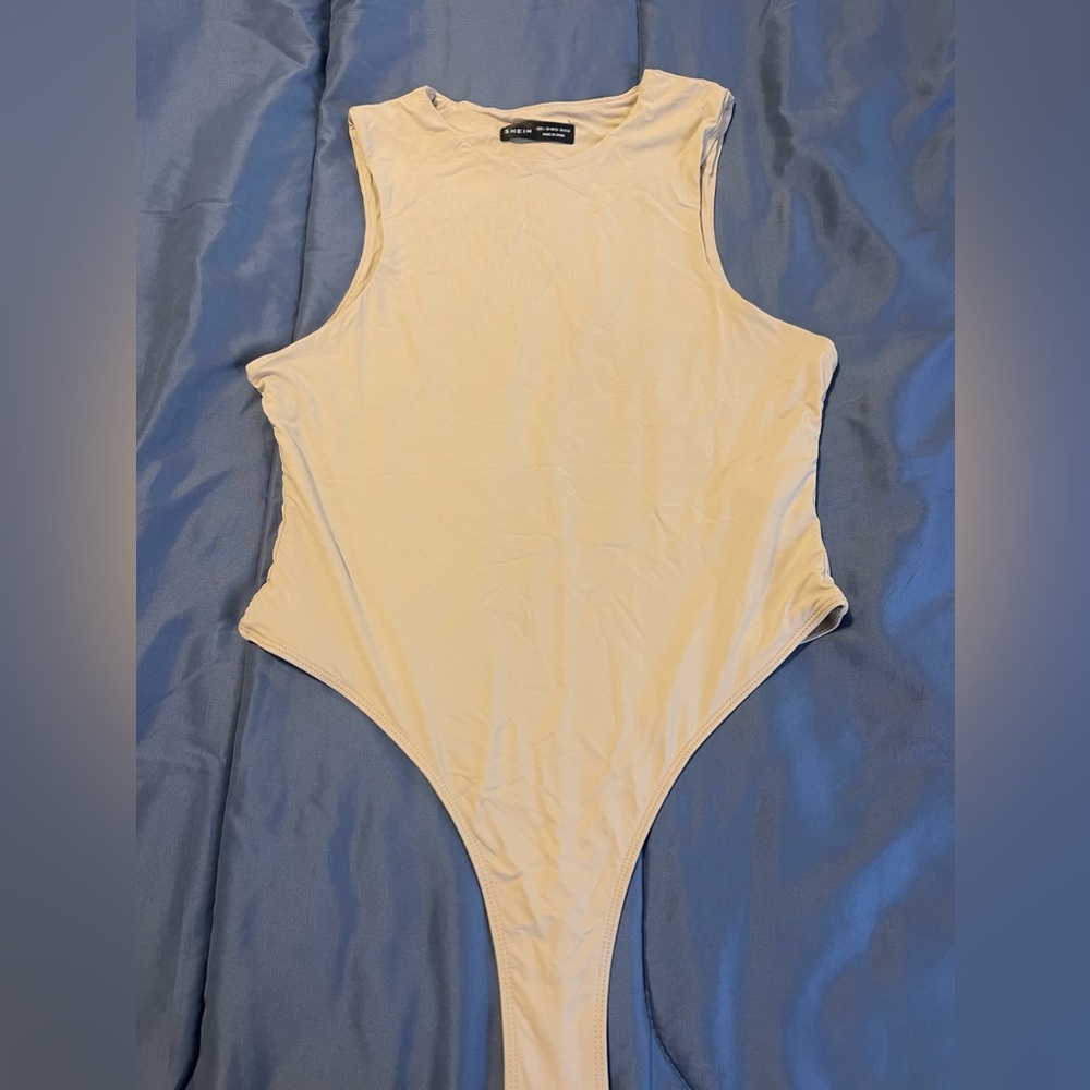 Cream/tan bodysuit